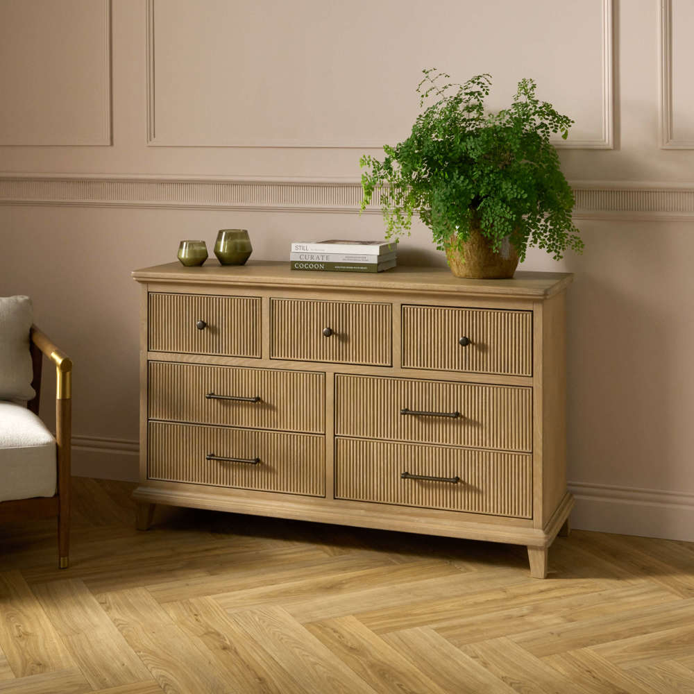 Lydia 7 Drawer Wide Chest
